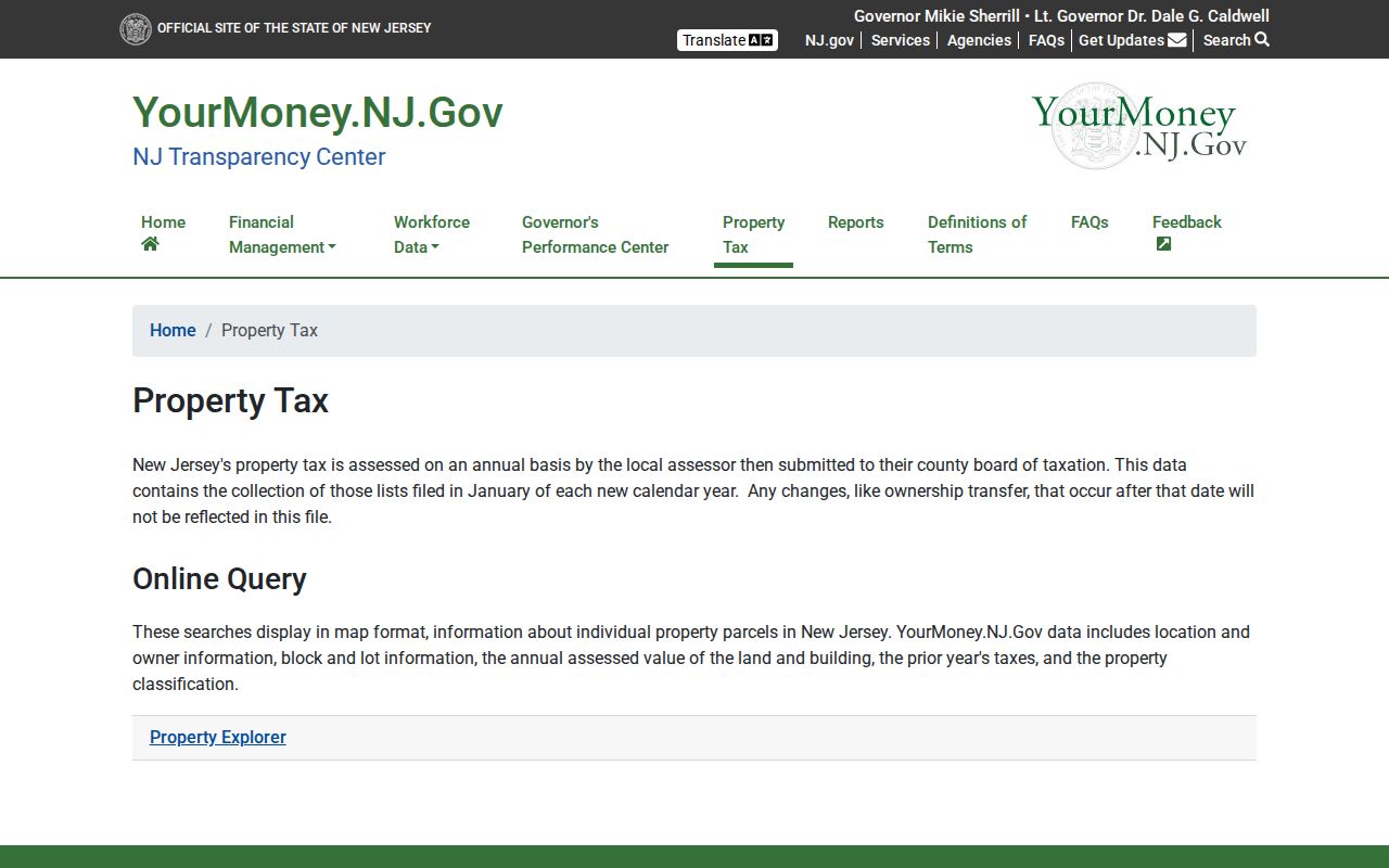 Union City residents directory property search through New Jersey assessor tools